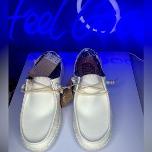 Hey 🚨✨🤗Dude 👋Wendy Fringe Size 7 ✨✨salt colorful speckle Boat Shoe